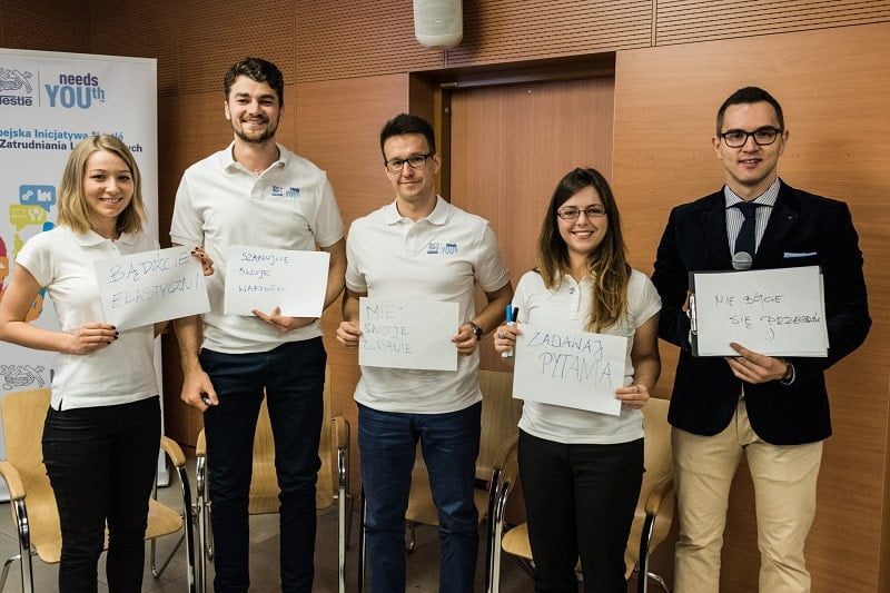 Zdjęcie jest ilustracją do artykułu: Inicjatywa Na Rzecz Zatrudniania Ludzi Młodych – Nestlé needs YOUth|