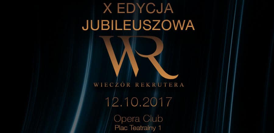 Ilustracja do artykułu: 10 jubileuszowa edycja Wieczoru Rekrutera już w październiku!|||||||||||
