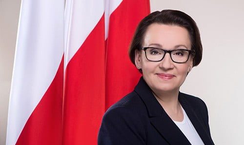 Zdjęcie Minister Edukacji Narodowej Anny Zalewskiej.