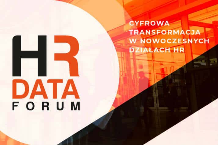 Graficzna ilustracja do artukułu: HR Data Forum 2019. Przedstawia informacje na temat konferencji