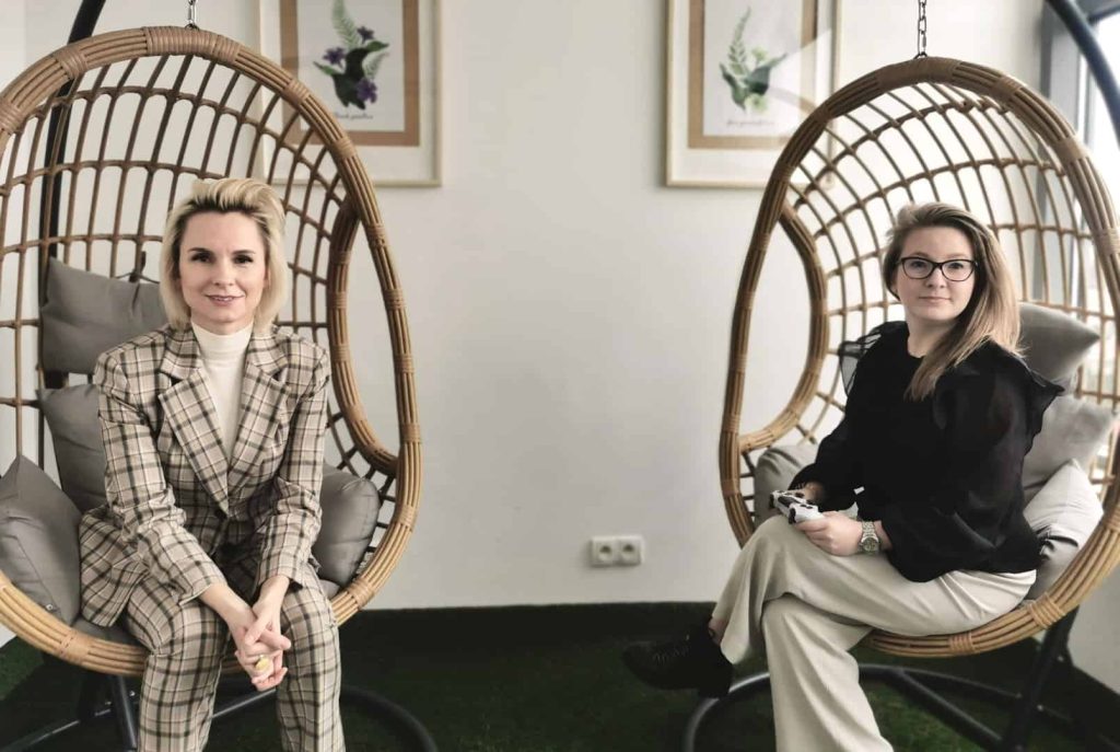 Aga Myśliwczyk i Kasia Krzyżanowska