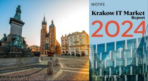 Illustration for the article entitled "Krakow IT Market Report: Key Trends & Conclusions"