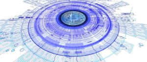 Ilustracja do artykułu "CoinDeal sponsoruje Wilki z Wolverhampton Wanderers" Przedstawia abstrakcję na temat Bitcoin|