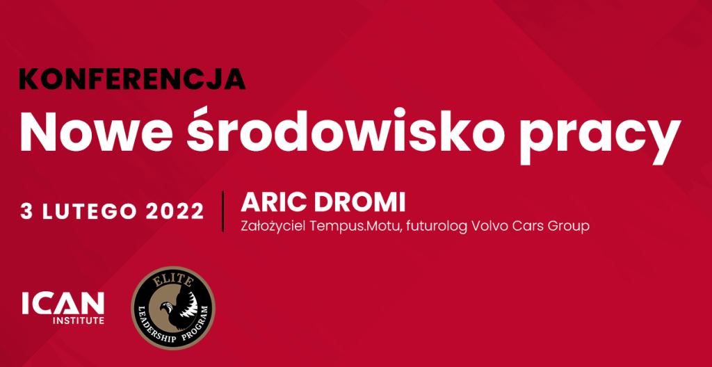 Na obrazku znajdują się informacje organizacyjne na temat Konferencji Elite Leadership|Elite Leadership Program