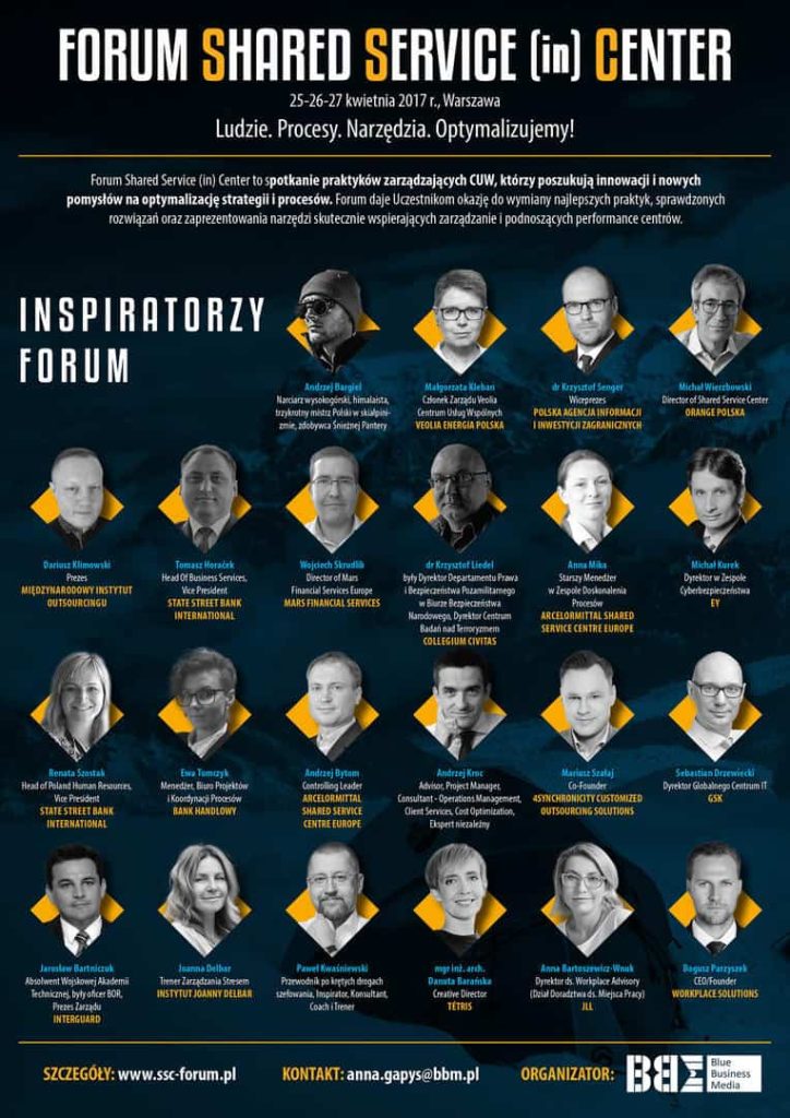 Zdjęcie jest ilustracją do artykułu: Forum Shared Service [in] Center!||