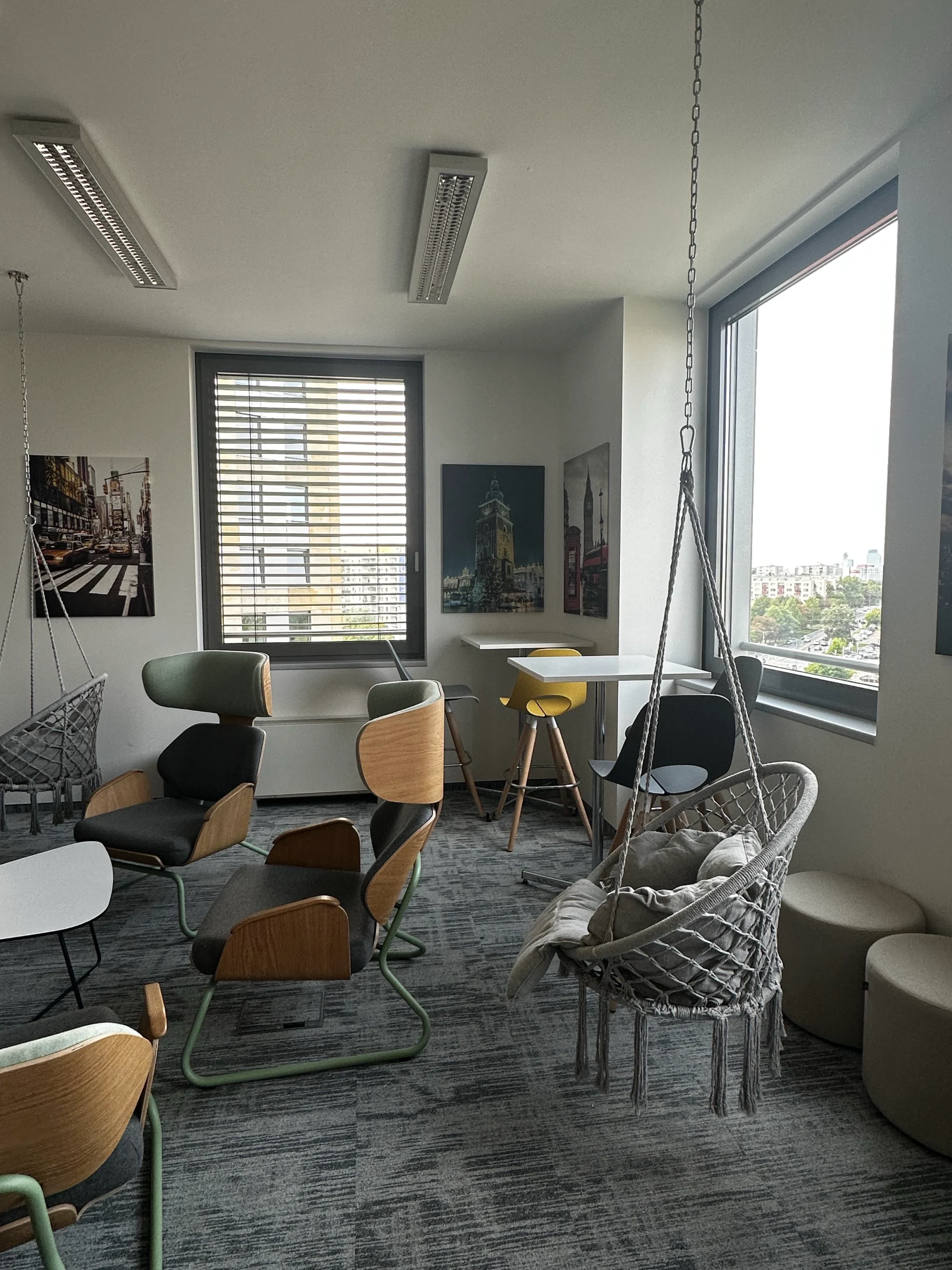 A modern office space sourced for a company expanding in Poland