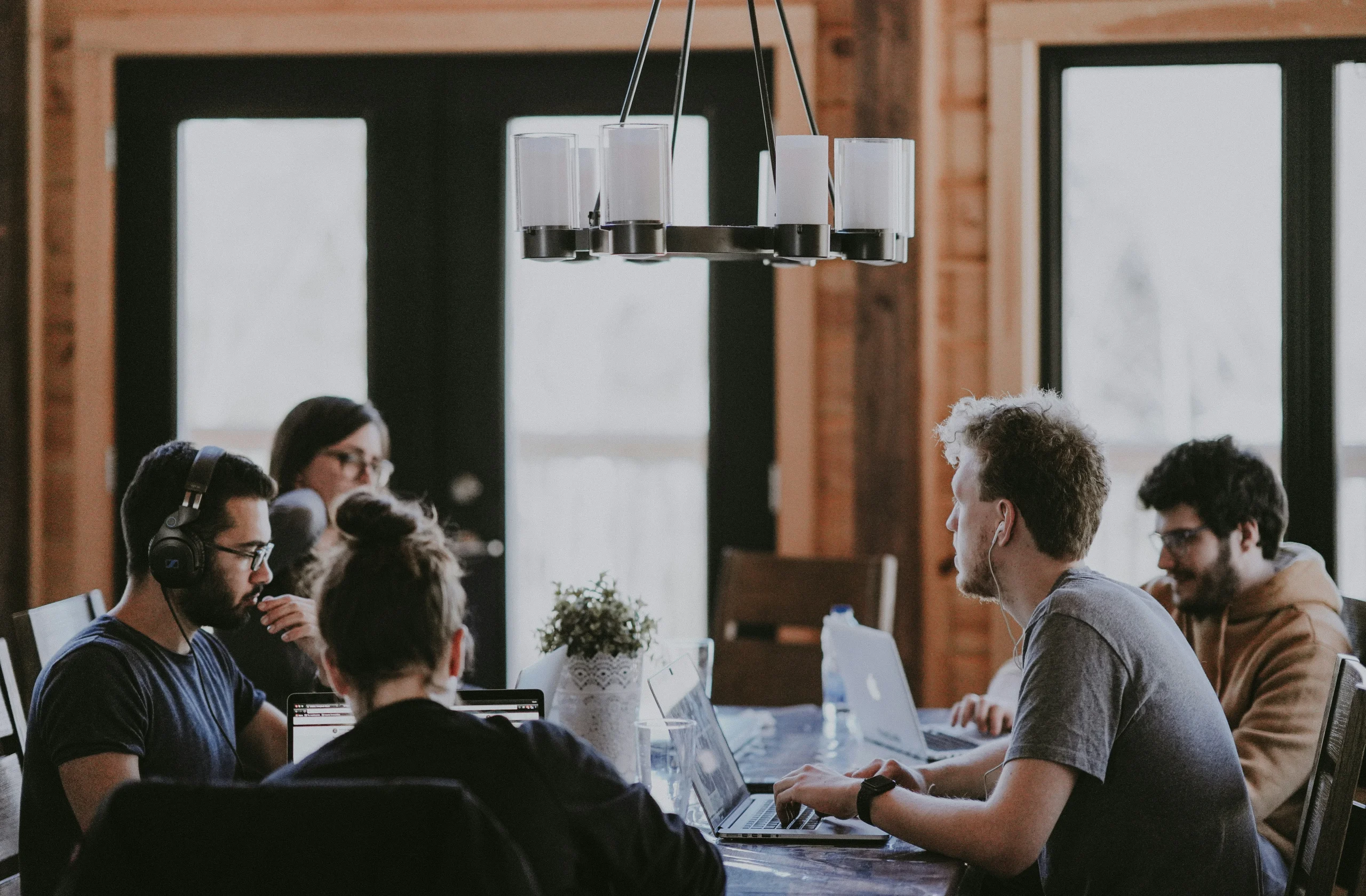 A VeritaHR recruiter briefing a hiring team
